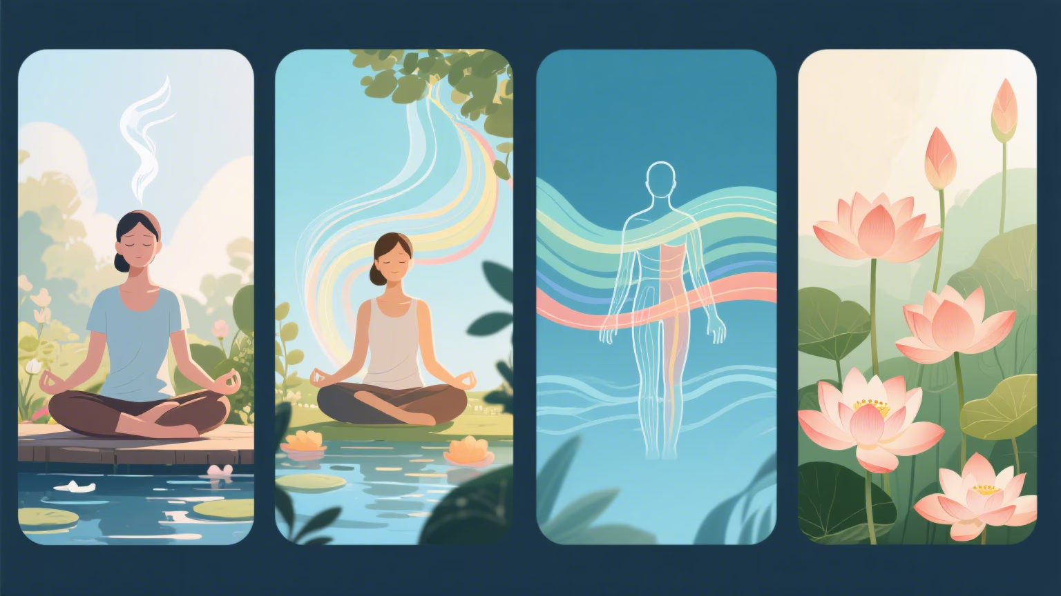 Person practicing meditation and stress management for improved libido
