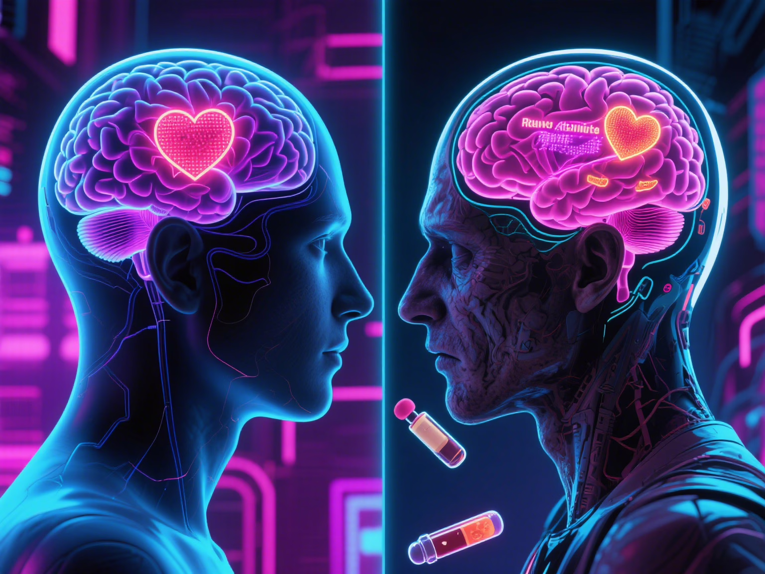 Comparison of brain activity in romantic love and addiction